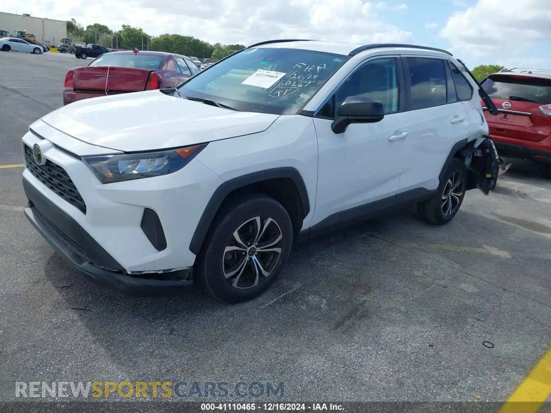 2 Photograph of a damaged car 2T3H1RFV1MC160267 TOYOTA RAV4 2021