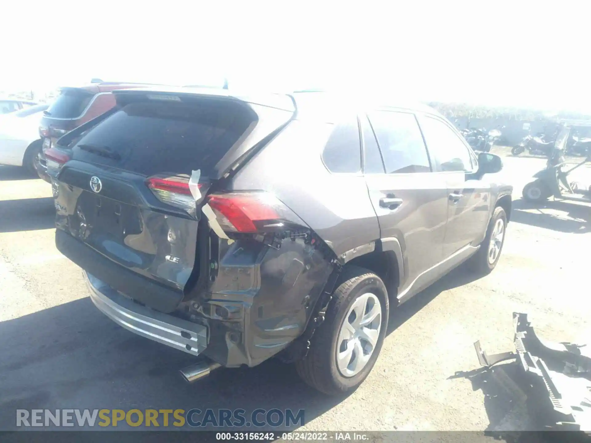 2 Photograph of a damaged car 2T3H1RFV1MW122293 TOYOTA RAV4 2021