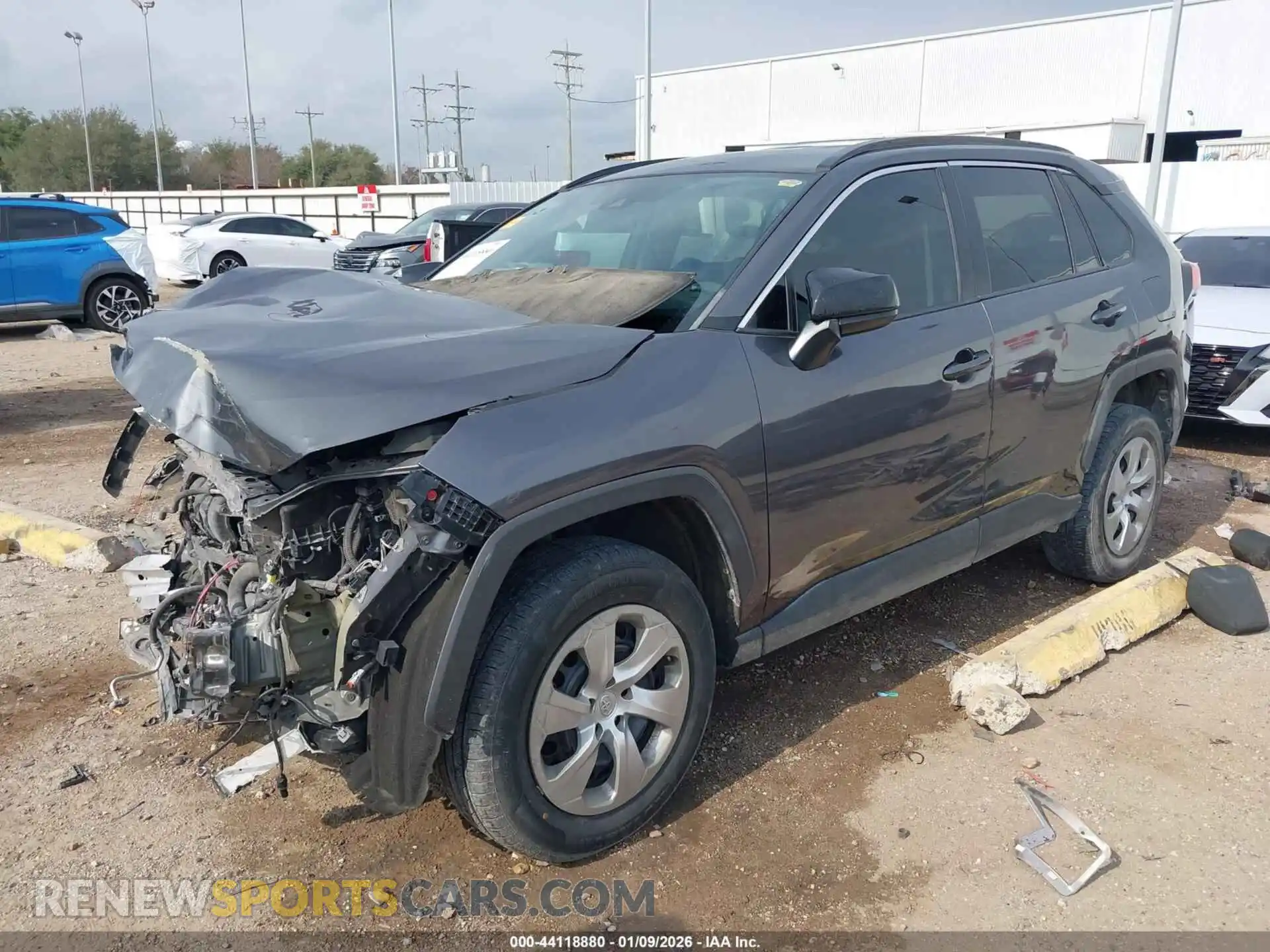 2 Photograph of a damaged car 2T3H1RFV1MW125260 TOYOTA RAV4 2021
