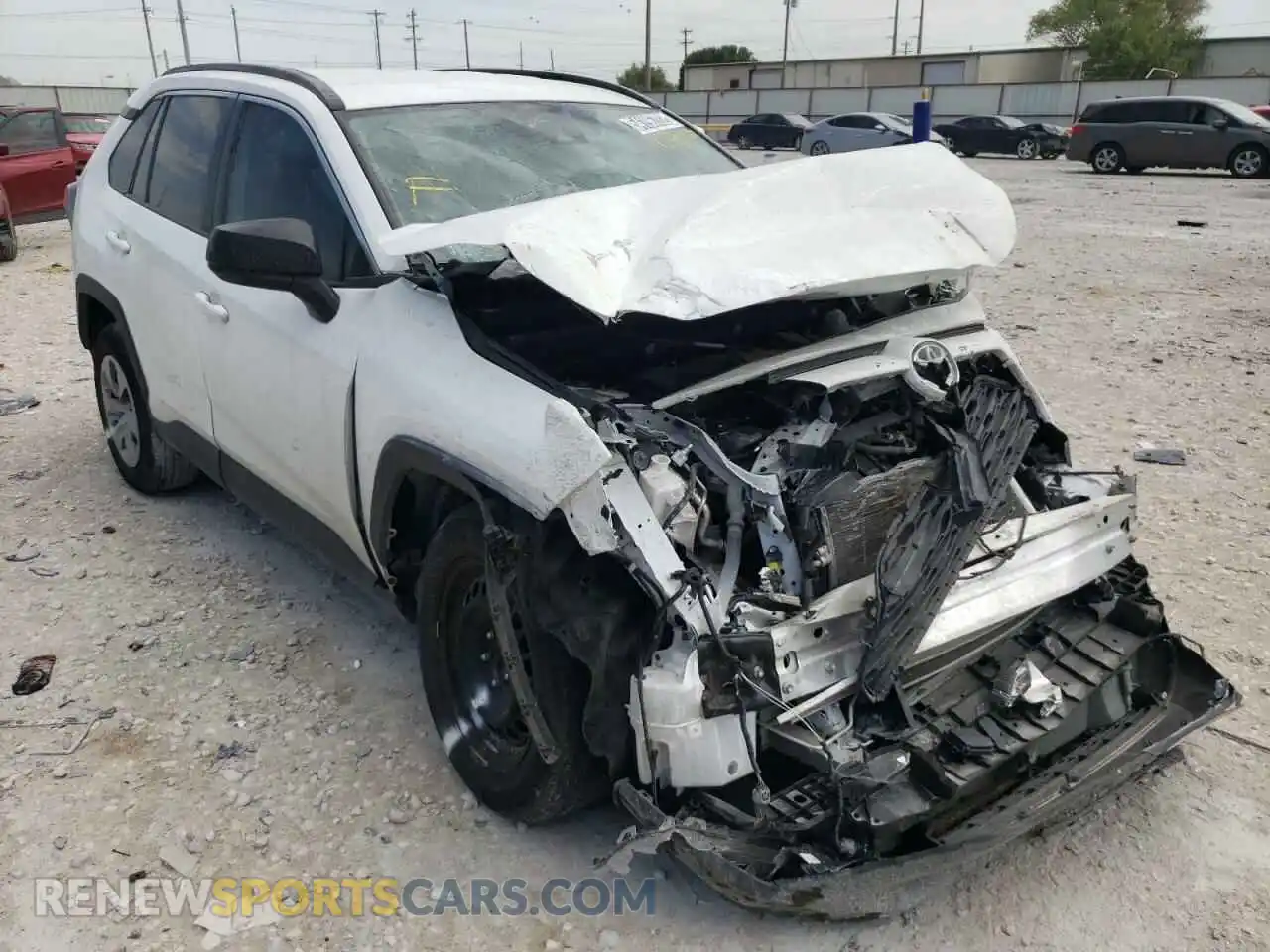 1 Photograph of a damaged car 2T3H1RFV1MW128918 TOYOTA RAV4 2021