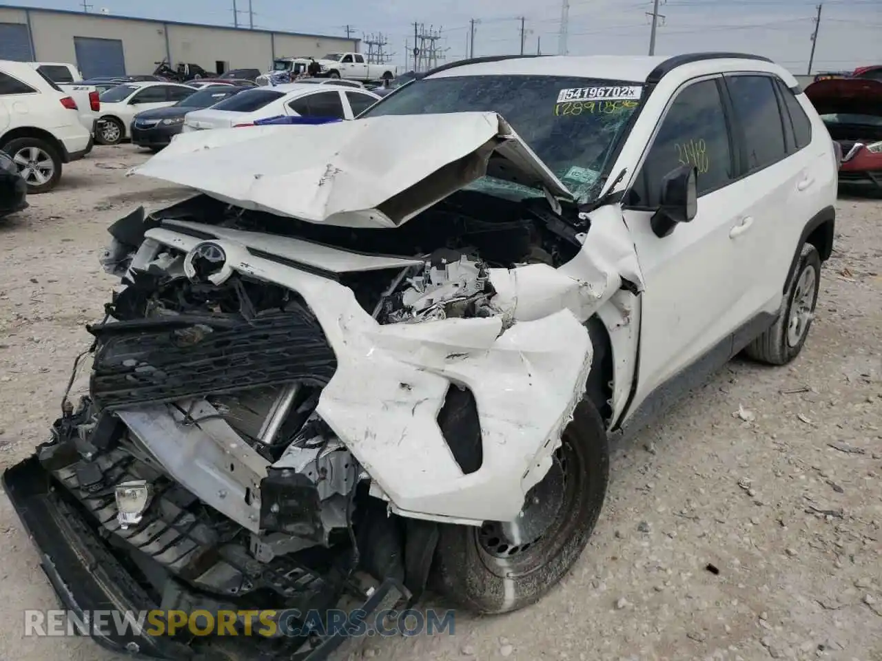 2 Photograph of a damaged car 2T3H1RFV1MW128918 TOYOTA RAV4 2021