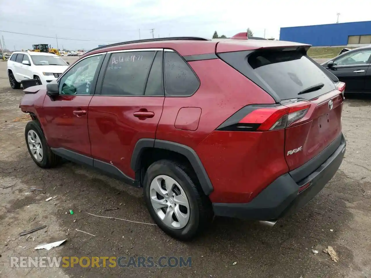 2 Photograph of a damaged car 2T3H1RFV1MW130569 TOYOTA RAV4 2021