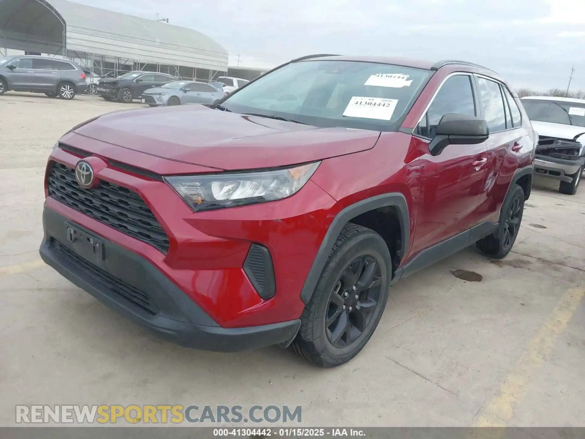 2 Photograph of a damaged car 2T3H1RFV1MW134413 TOYOTA RAV4 2021