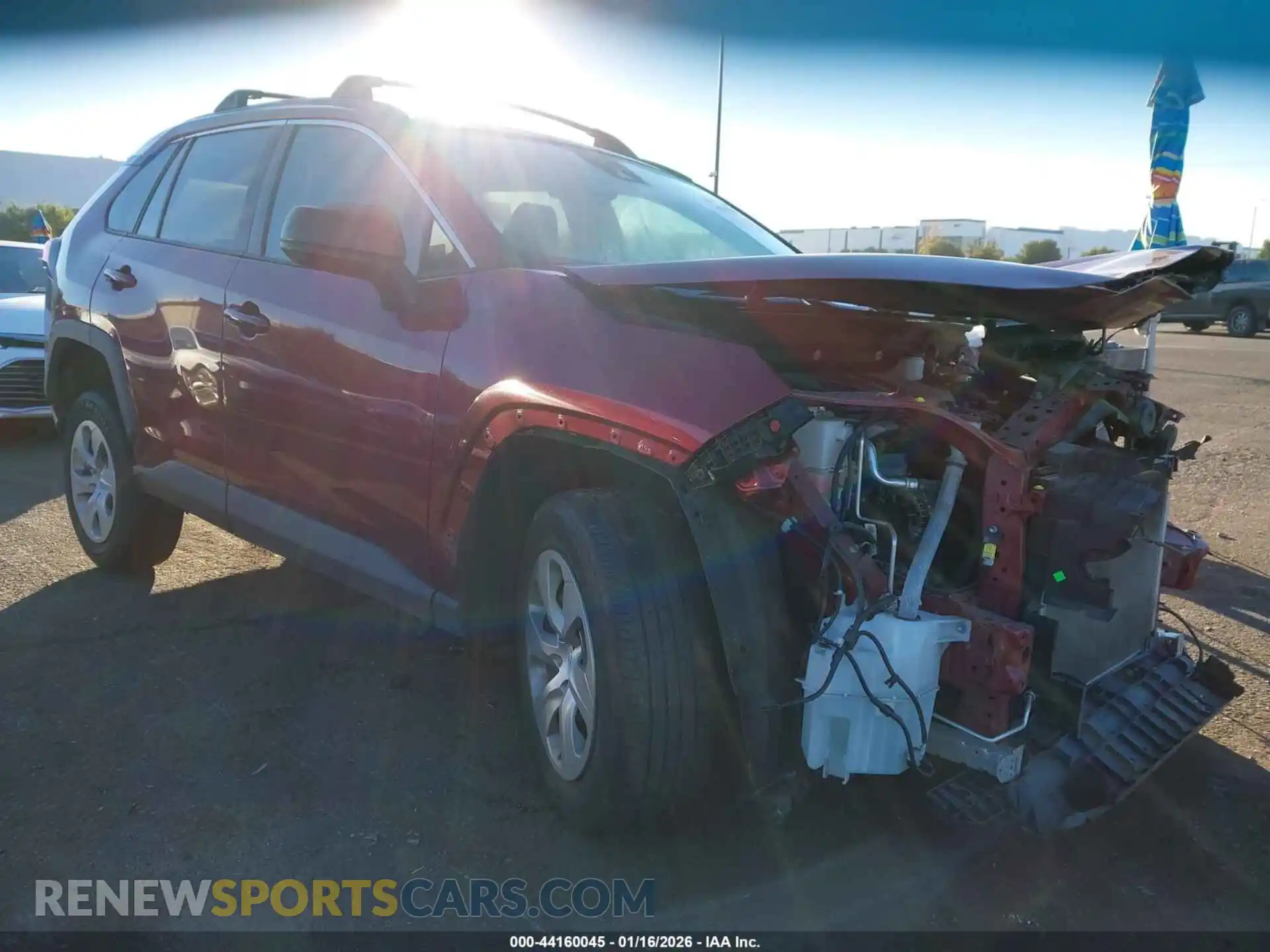 1 Photograph of a damaged car 2T3H1RFV1MW140132 TOYOTA RAV4 2021