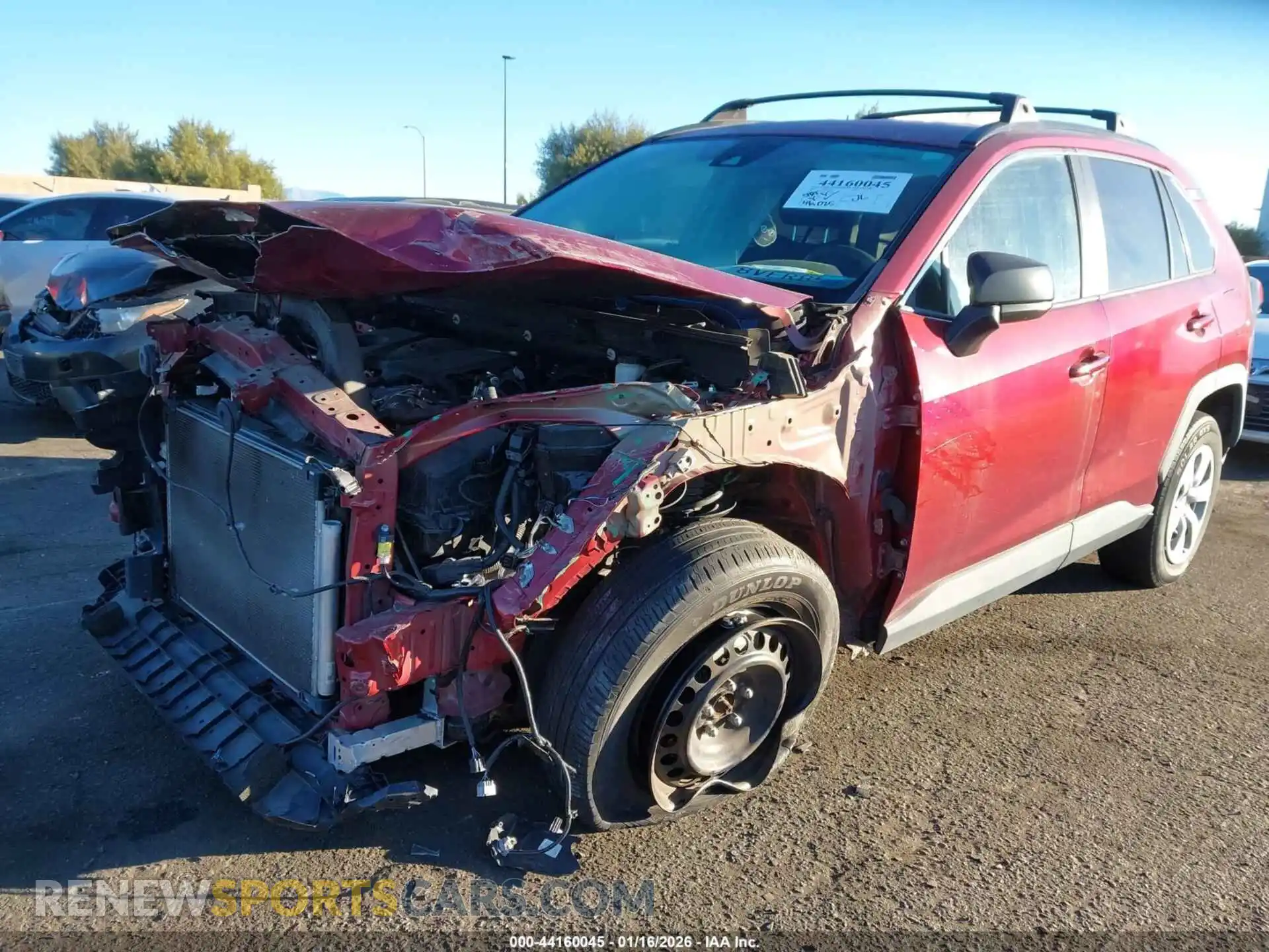 2 Photograph of a damaged car 2T3H1RFV1MW140132 TOYOTA RAV4 2021