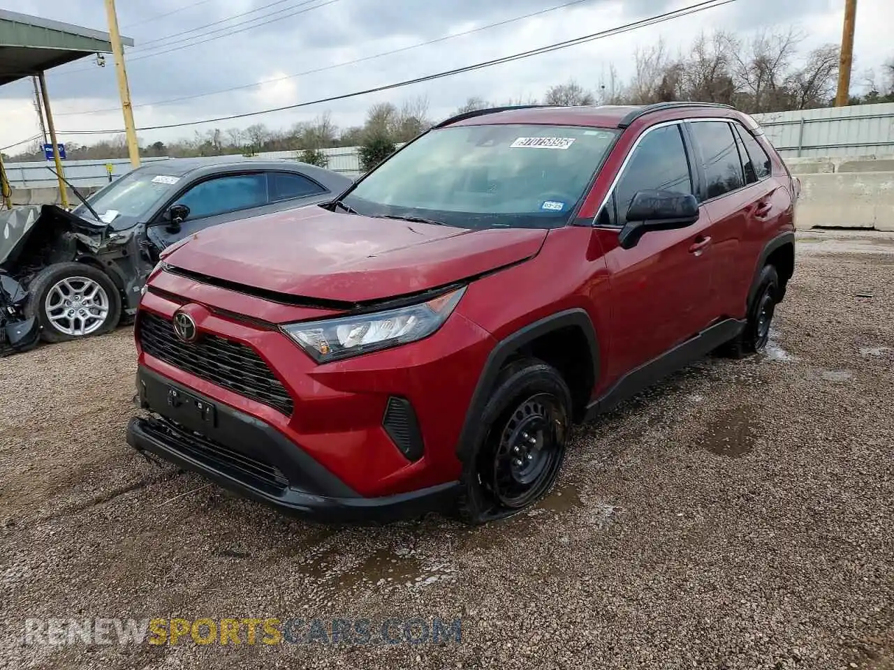 1 Photograph of a damaged car 2T3H1RFV2MC090813 TOYOTA RAV4 2021