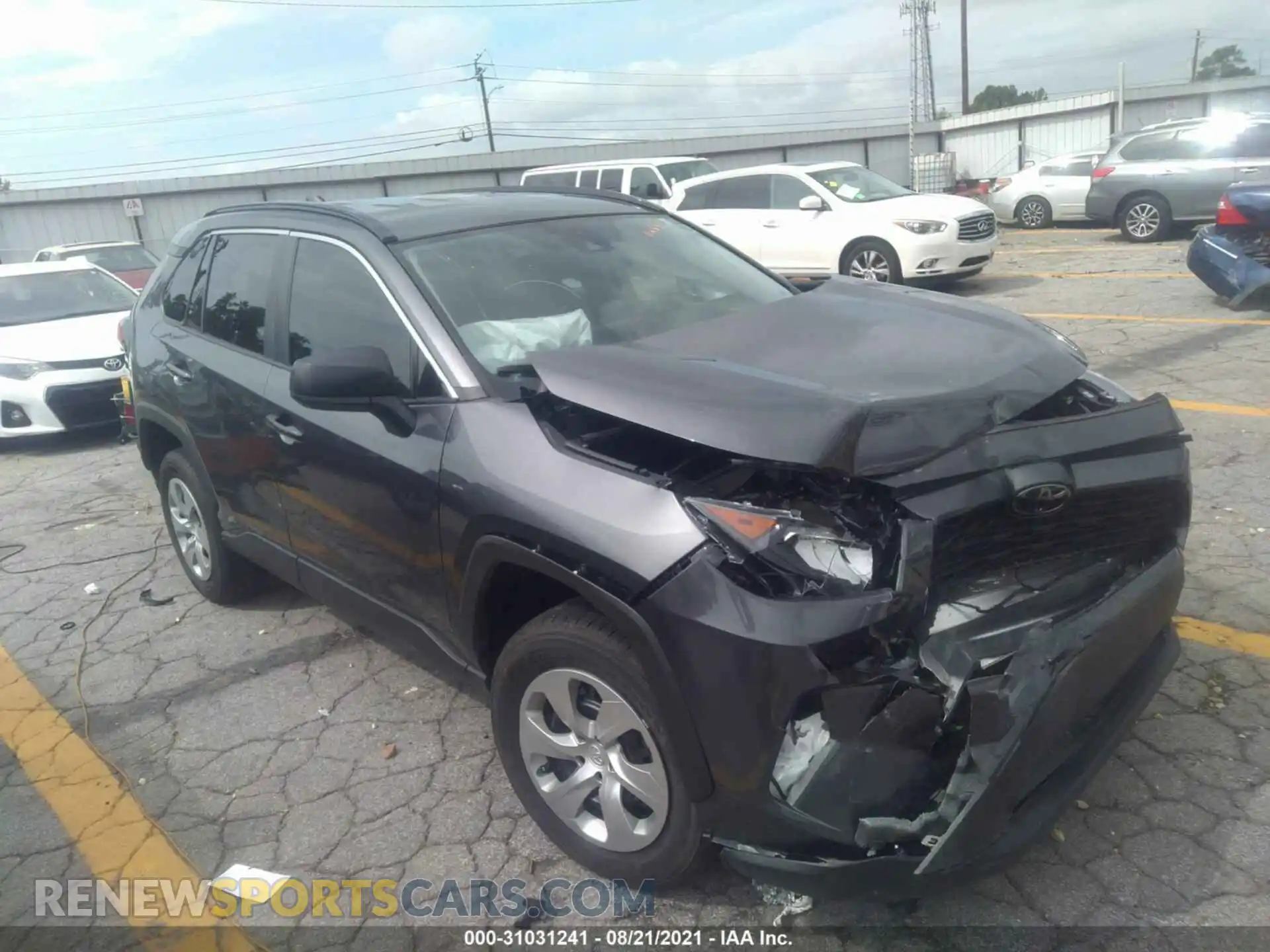 1 Фотография поврежденного автомобиля 2T3H1RFV2MC112633 TOYOTA RAV4 2021