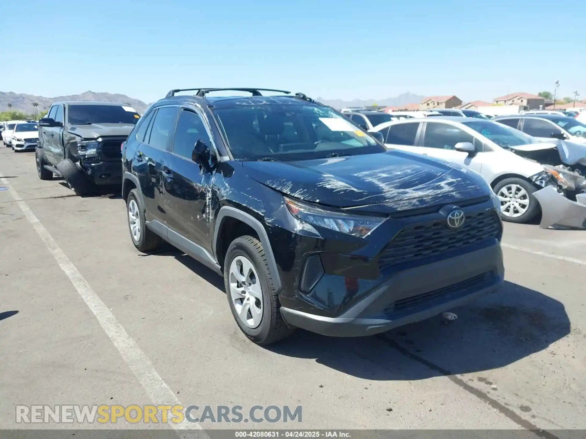 1 Photograph of a damaged car 2T3H1RFV2MC134521 TOYOTA RAV4 2021
