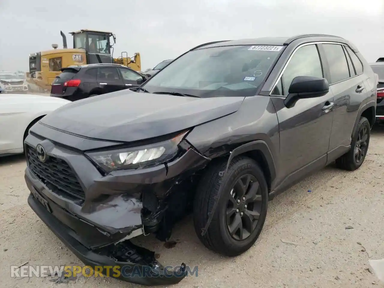 2 fotografías del automóvil dañado 2T3H1RFV2MC153361 TOYOTA RAV4 2021