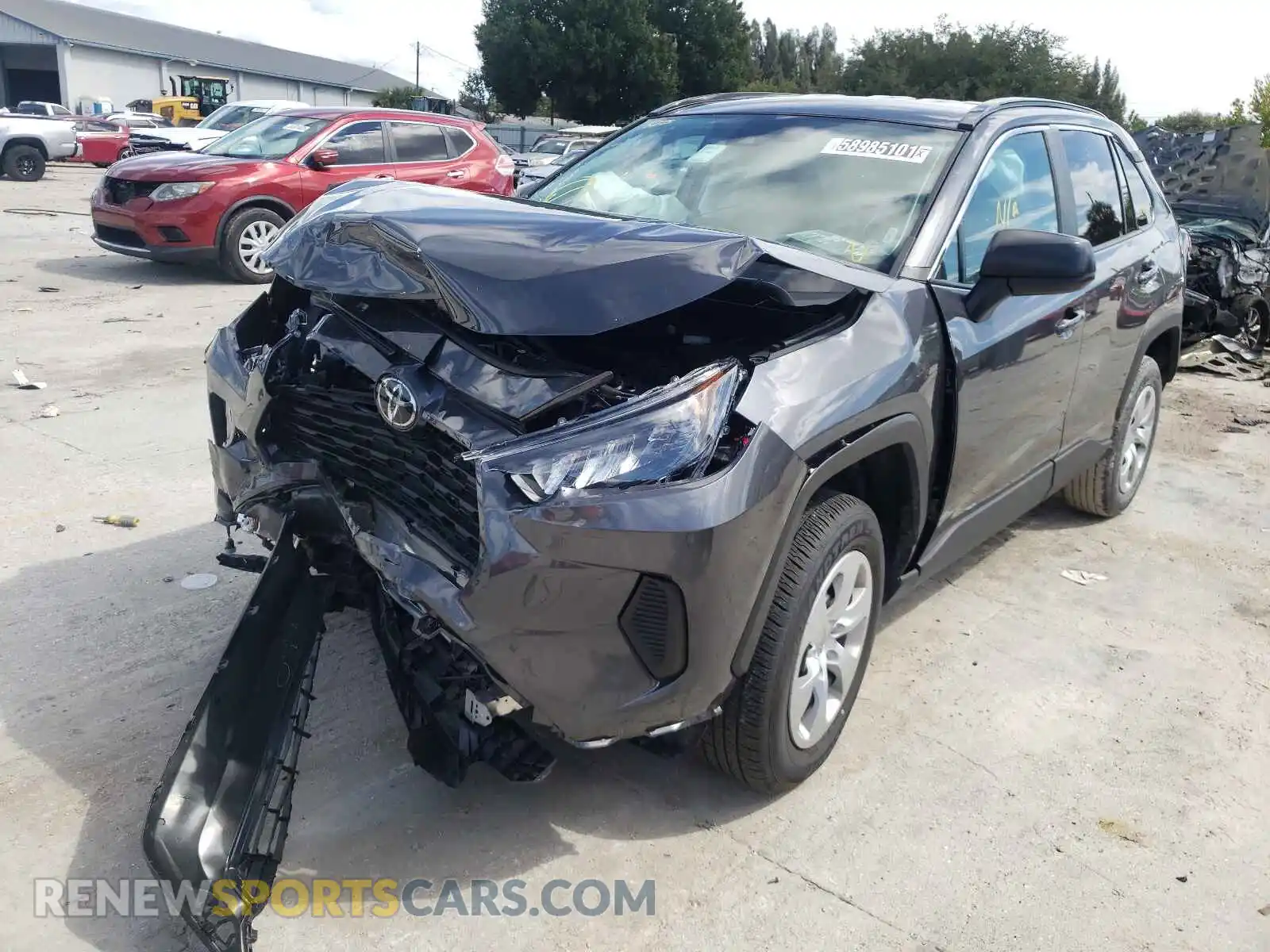 2 Photograph of a damaged car 2T3H1RFV2MW135070 TOYOTA RAV4 2021