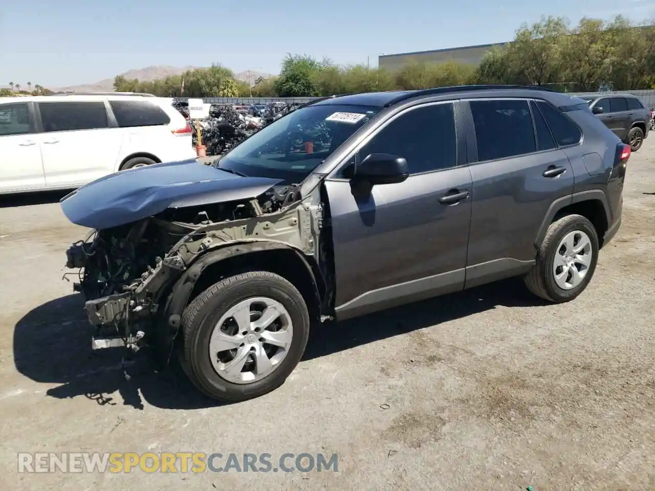 1 Photograph of a damaged car 2T3H1RFV2MW135358 TOYOTA RAV4 2021