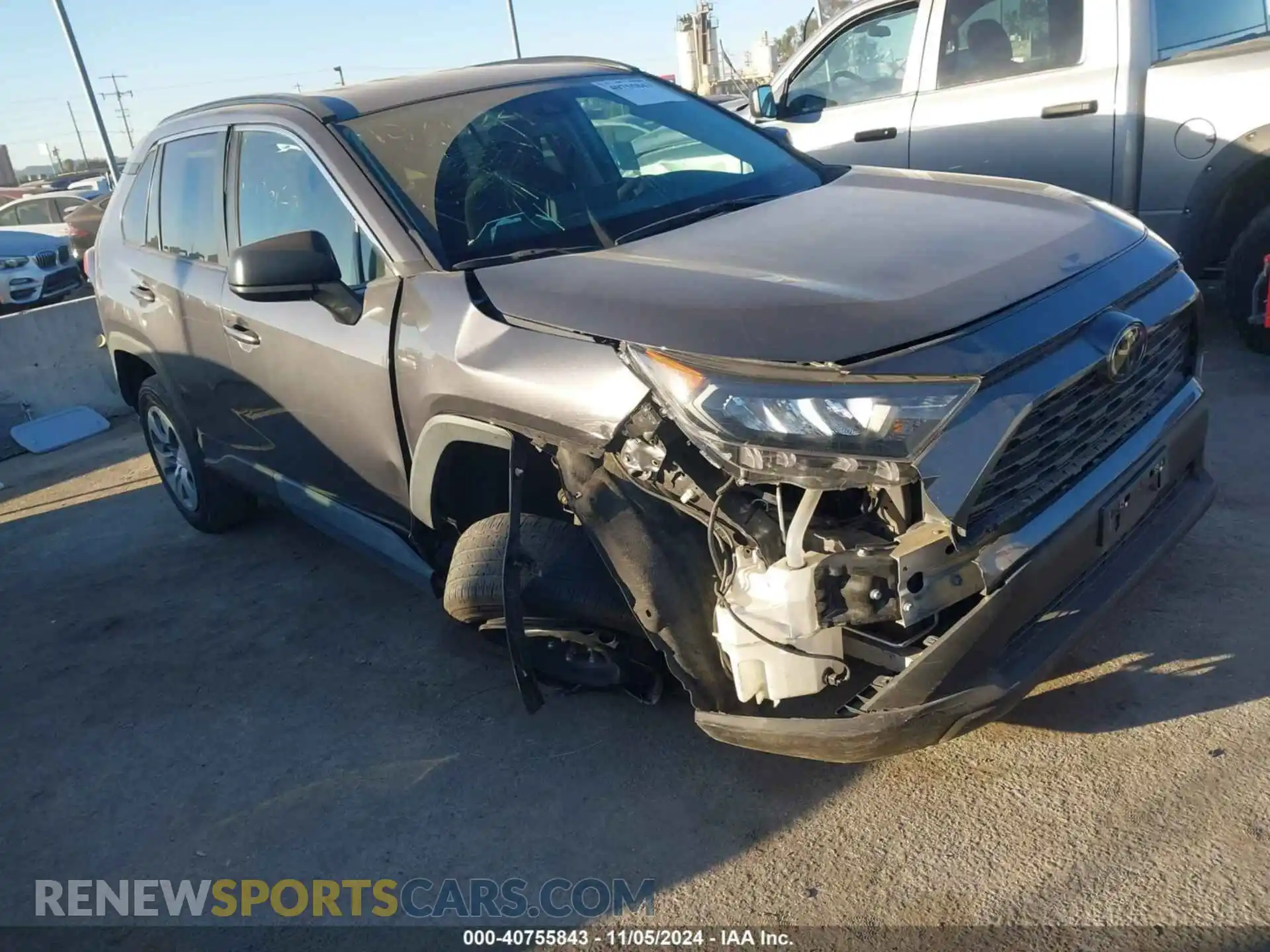 1 Photograph of a damaged car 2T3H1RFV2MW140186 TOYOTA RAV4 2021