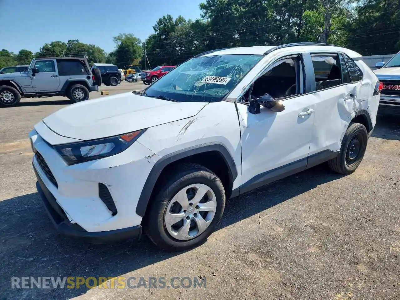 1 Photograph of a damaged car 2T3H1RFV3MC100474 TOYOTA RAV4 2021