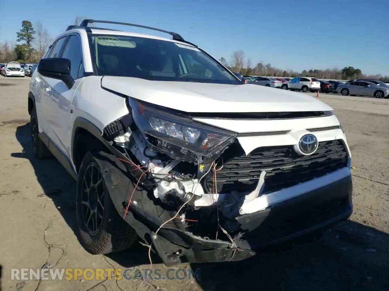 1 Photograph of a damaged car 2T3H1RFV3MC144636 TOYOTA RAV4 2021