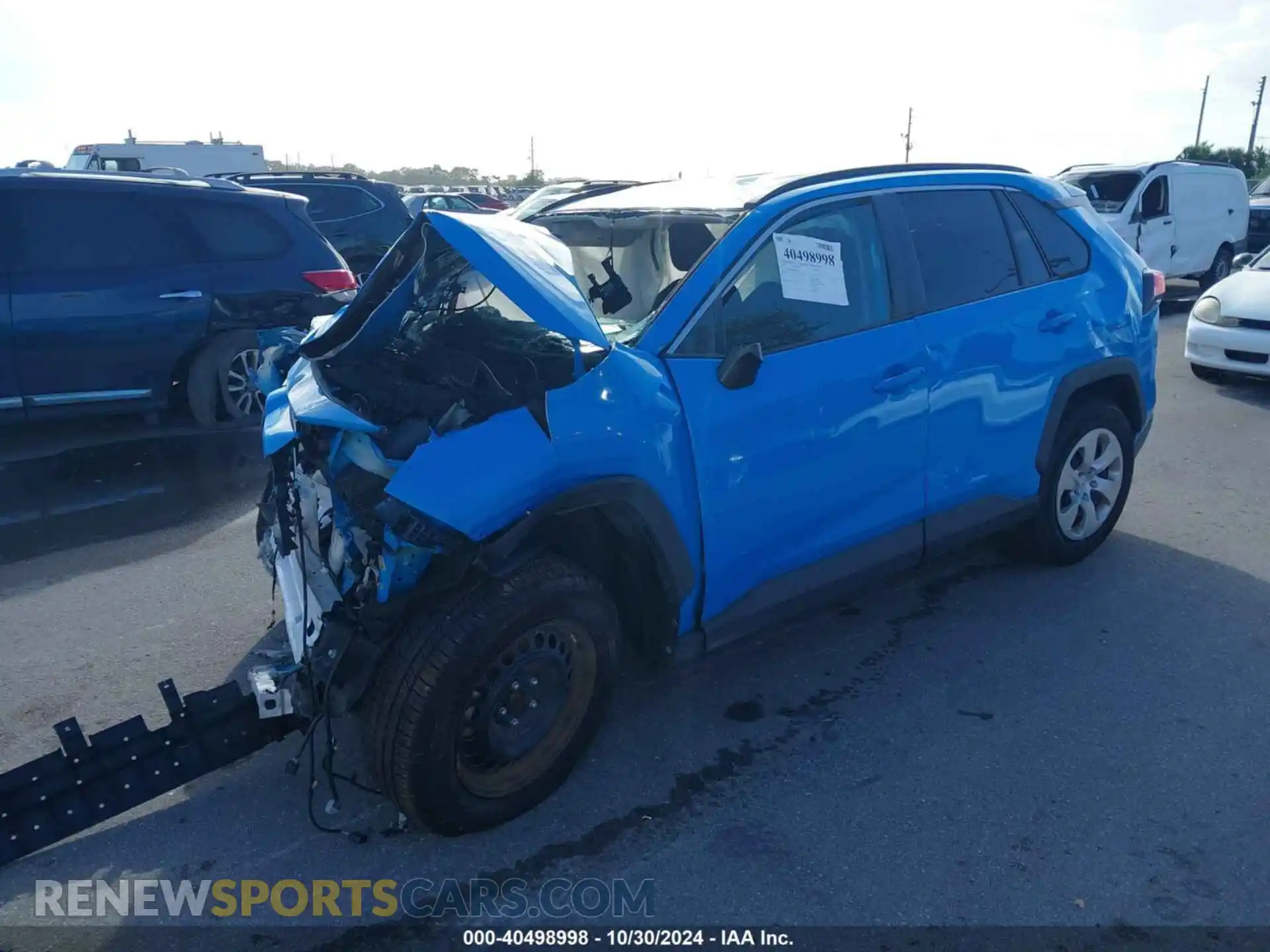 2 Photograph of a damaged car 2T3H1RFV3MW131514 TOYOTA RAV4 2021