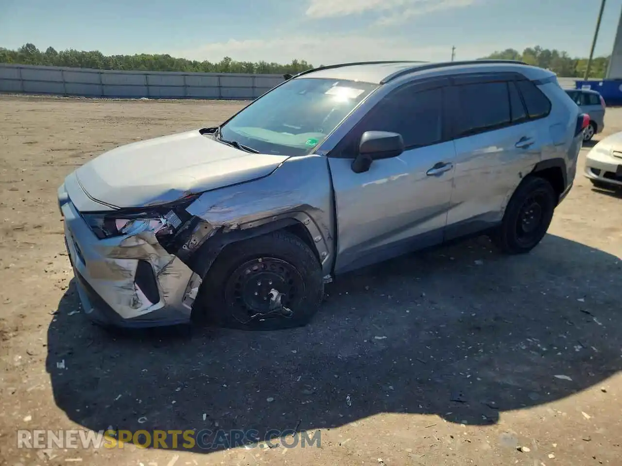 1 Photograph of a damaged car 2T3H1RFV3MW136079 TOYOTA RAV4 2021