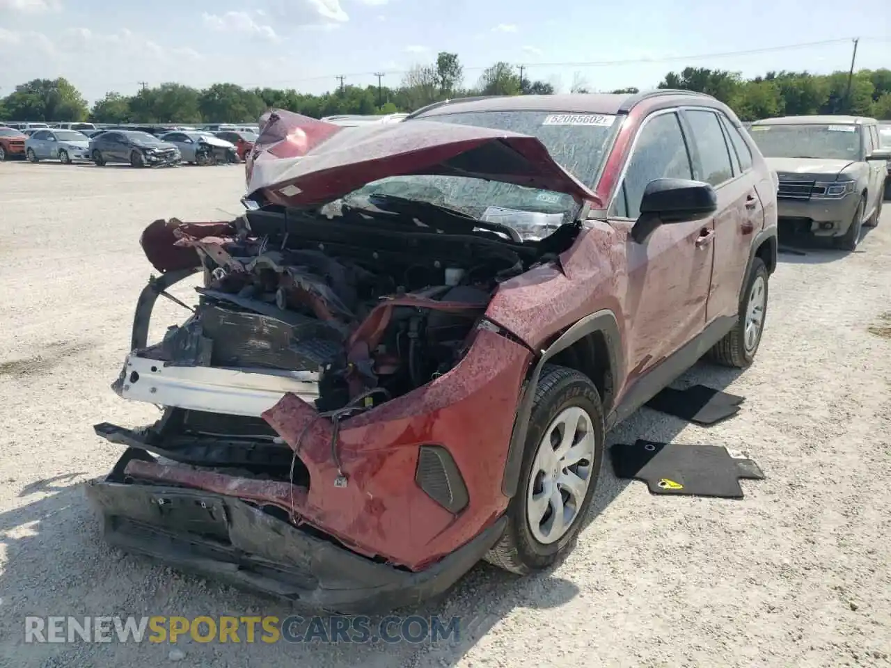 2 Photograph of a damaged car 2T3H1RFV3MW142450 TOYOTA RAV4 2021