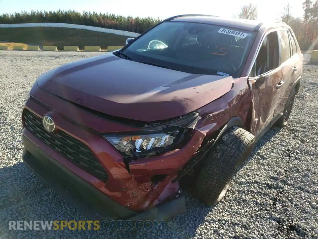 2 Фотография поврежденного автомобиля 2T3H1RFV3MW161354 TOYOTA RAV4 2021