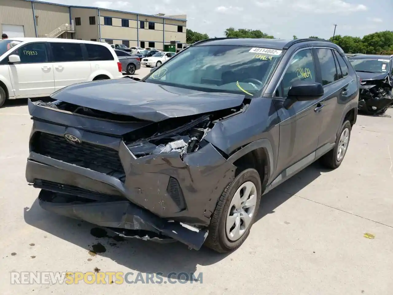 2 Photograph of a damaged car 2T3H1RFV4MC109264 TOYOTA RAV4 2021