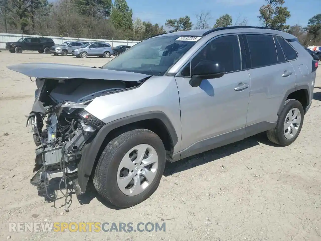 1 Photograph of a damaged car 2T3H1RFV4MC162126 TOYOTA RAV4 2021