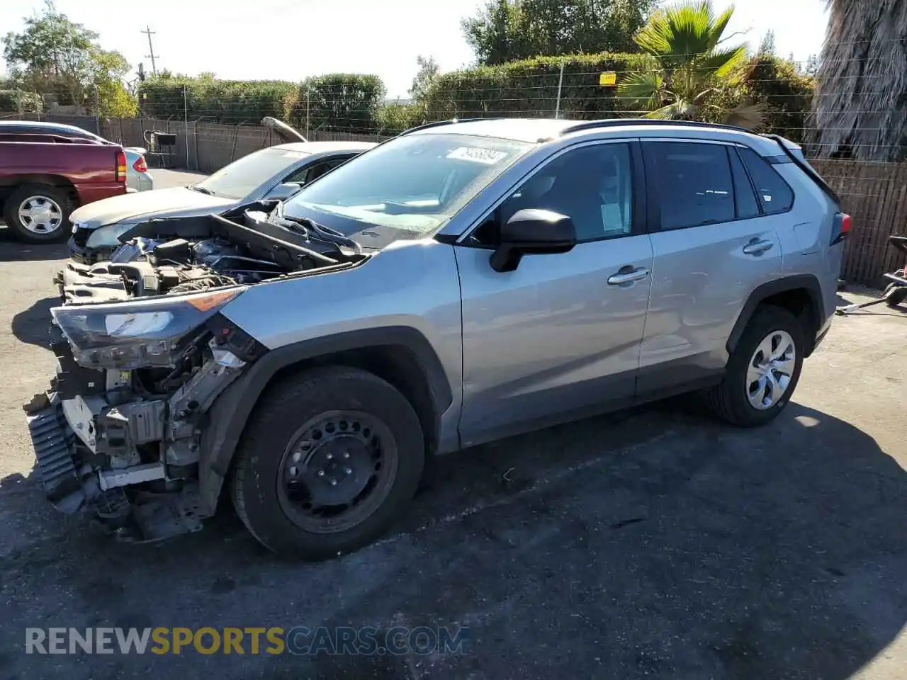 1 Photograph of a damaged car 2T3H1RFV4MC171585 TOYOTA RAV4 2021