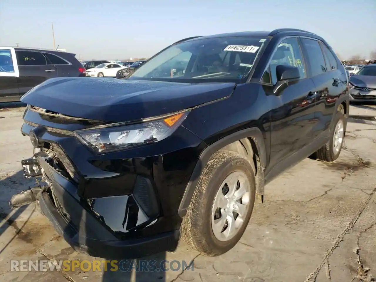 2 Photograph of a damaged car 2T3H1RFV4MW105522 TOYOTA RAV4 2021