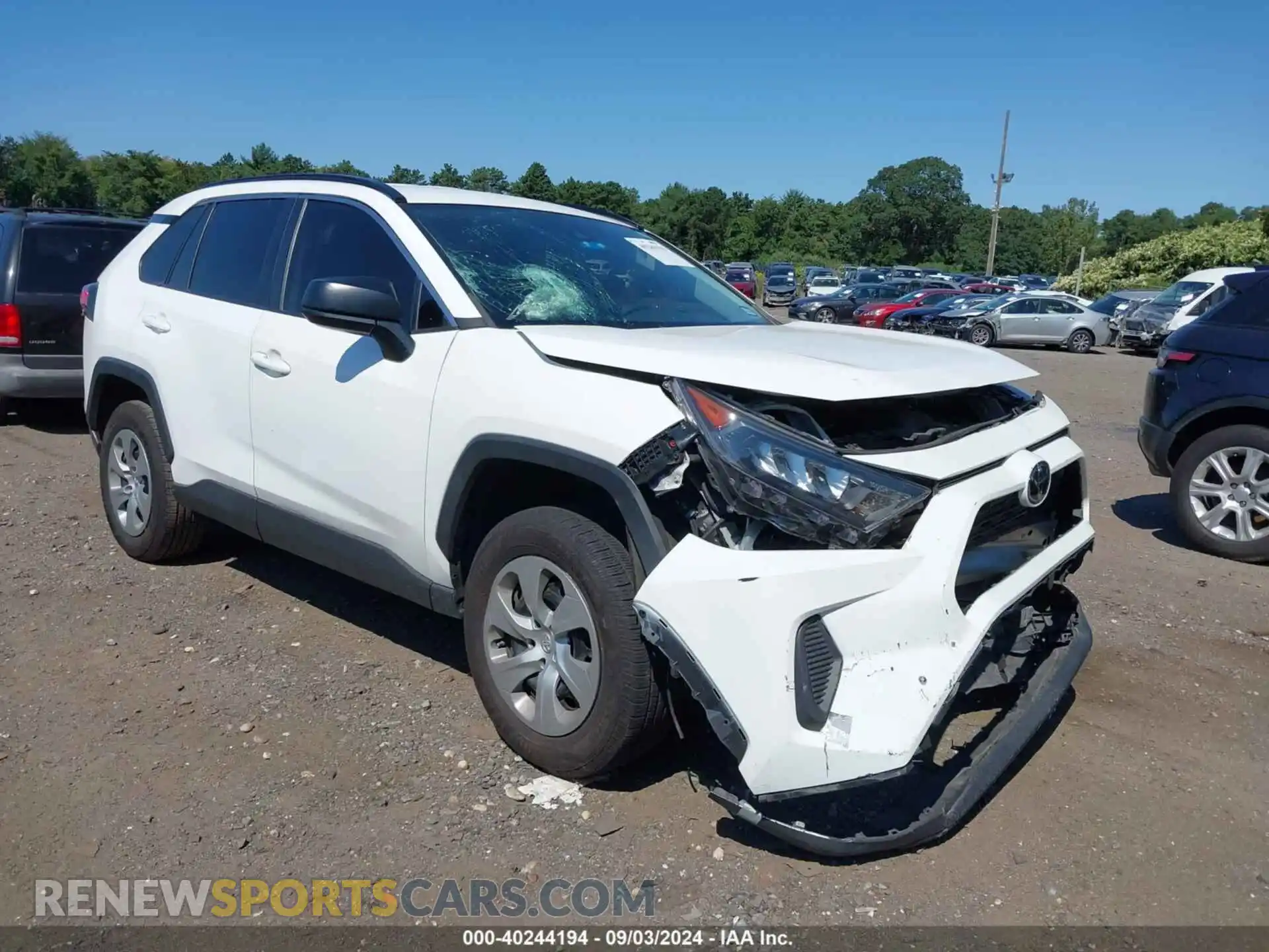1 Photograph of a damaged car 2T3H1RFV4MW112227 TOYOTA RAV4 2021