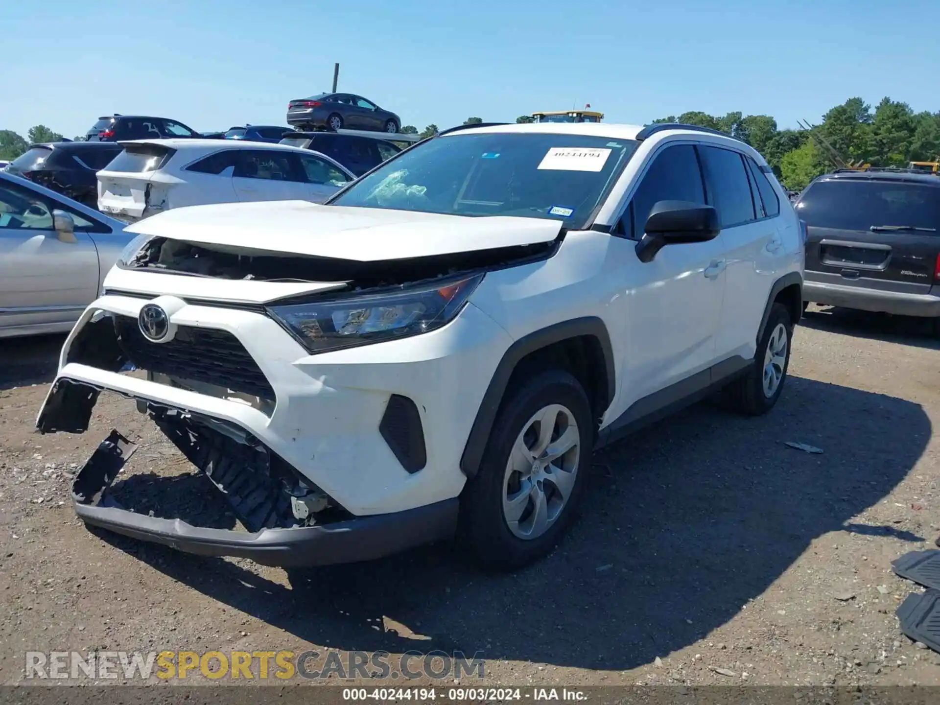 2 Photograph of a damaged car 2T3H1RFV4MW112227 TOYOTA RAV4 2021