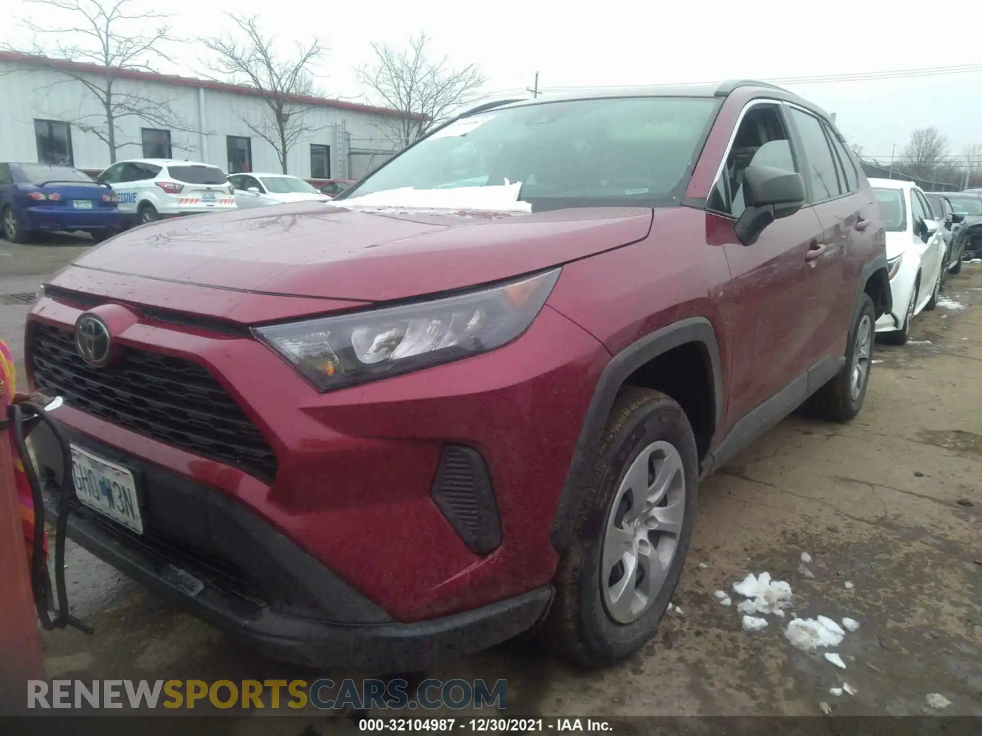 2 Photograph of a damaged car 2T3H1RFV4MW142151 TOYOTA RAV4 2021