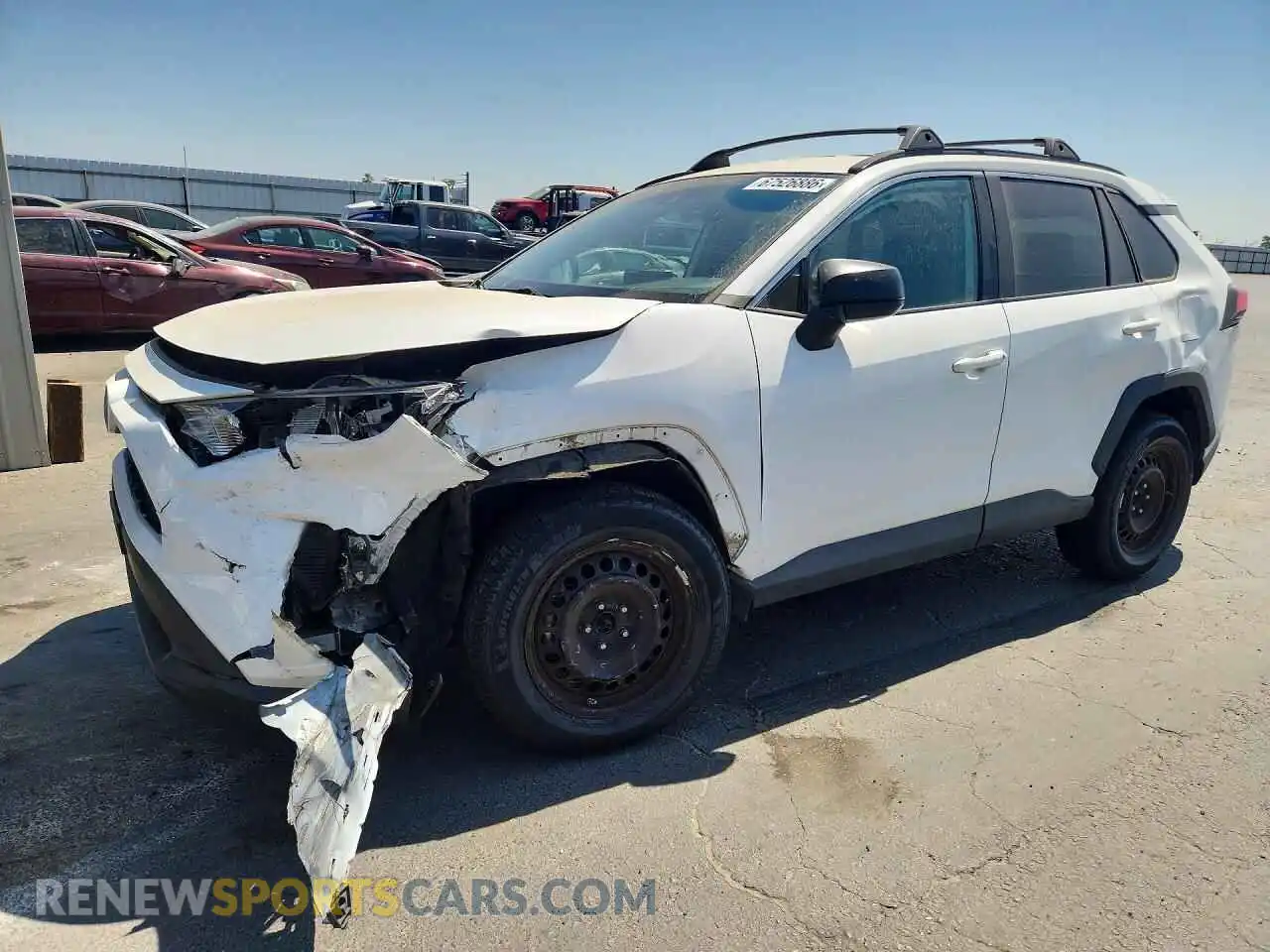 1 Photograph of a damaged car 2T3H1RFV5MC091731 TOYOTA RAV4 2021