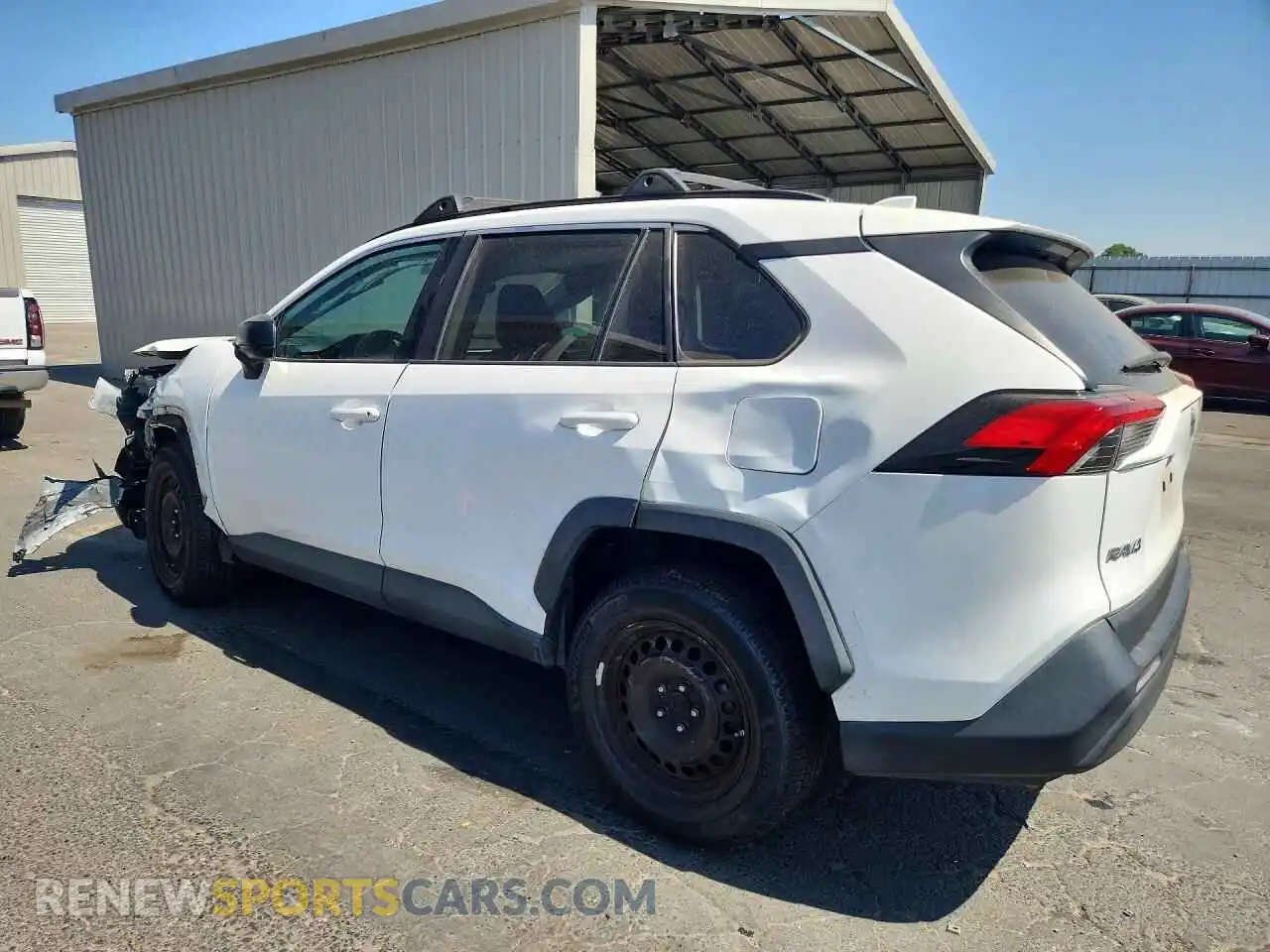 2 Photograph of a damaged car 2T3H1RFV5MC091731 TOYOTA RAV4 2021