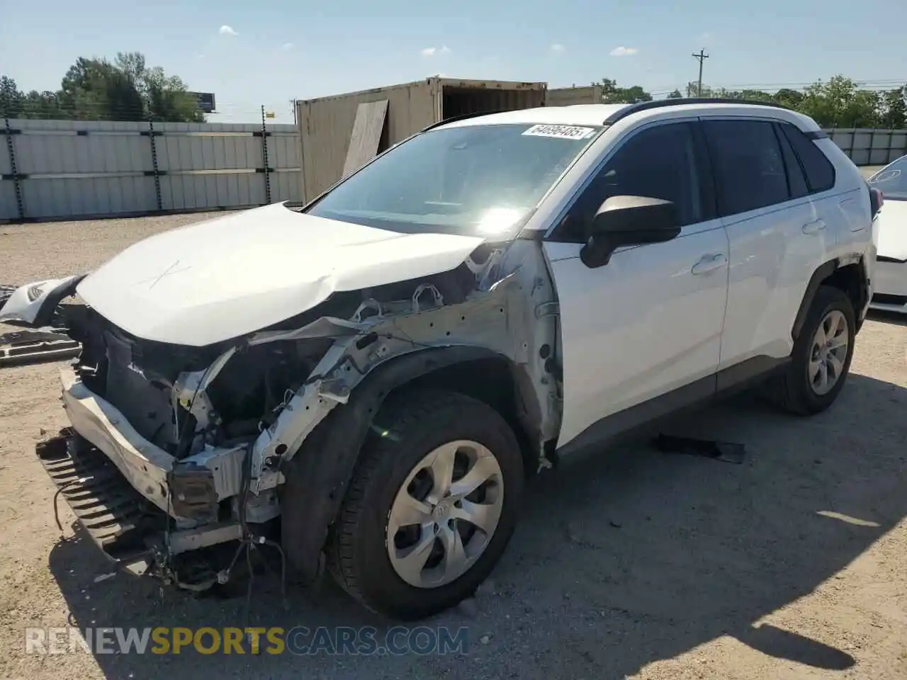 1 Photograph of a damaged car 2T3H1RFV5MC130091 TOYOTA RAV4 2021