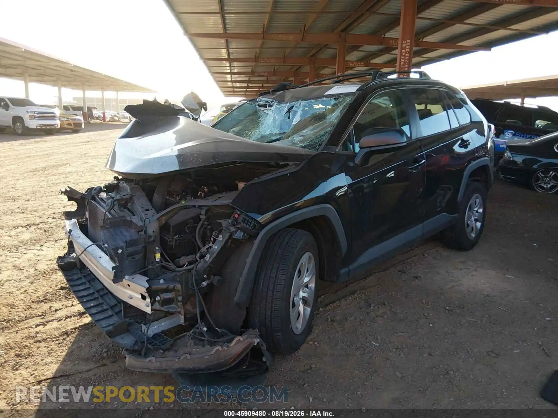 2 Photograph of a damaged car 2T3H1RFV5MC138224 TOYOTA RAV4 2021