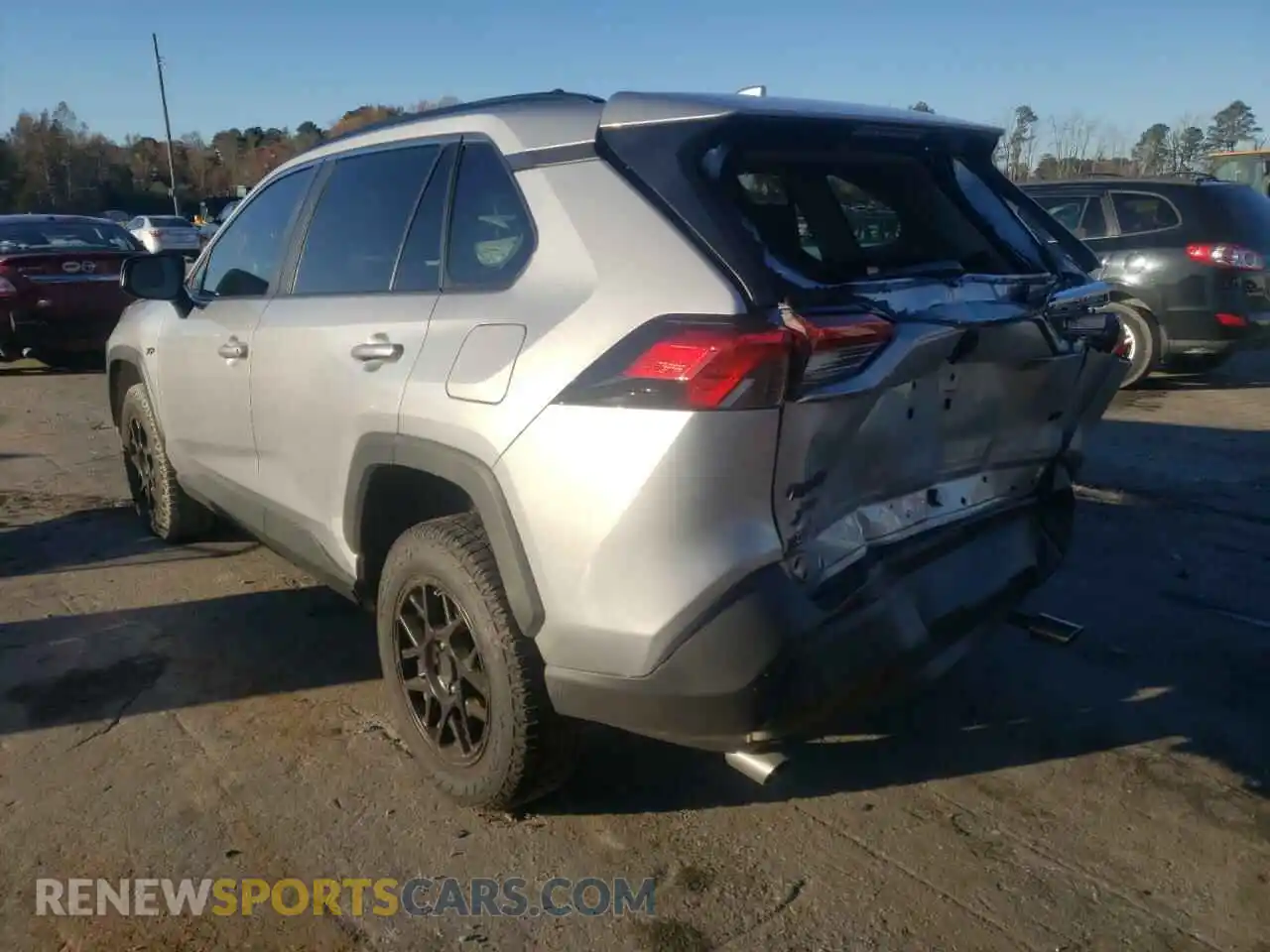 3 fotografías del automóvil dañado 2T3H1RFV5MC146159 TOYOTA RAV4 2021