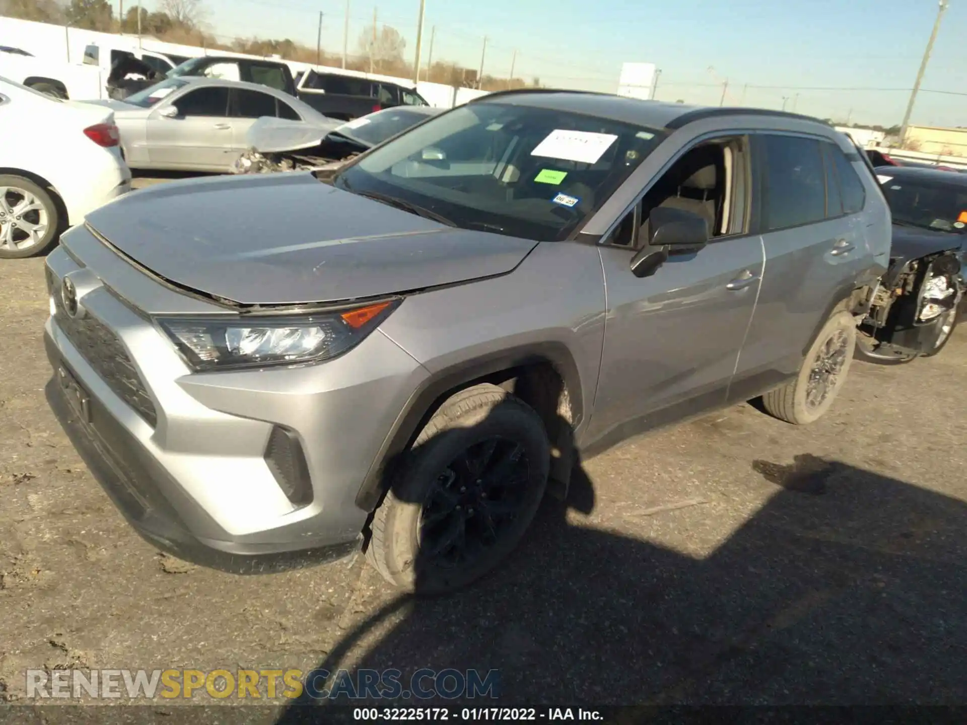 2 fotografías del automóvil dañado 2T3H1RFV5MC149255 TOYOTA RAV4 2021