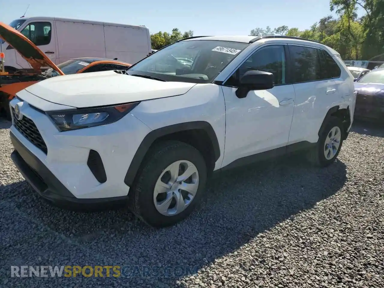 1 Photograph of a damaged car 2T3H1RFV5MC149711 TOYOTA RAV4 2021