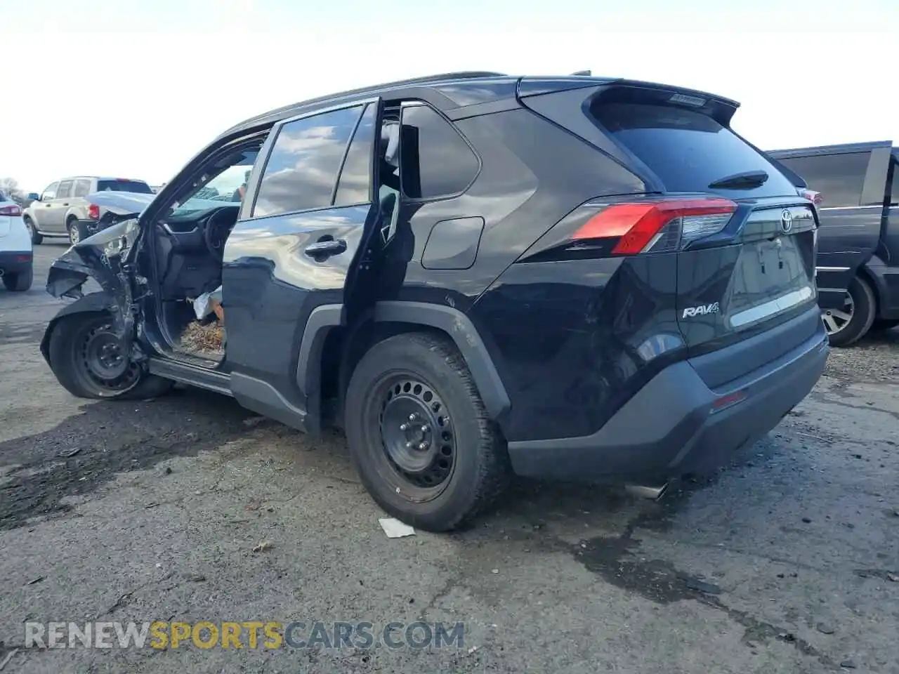 2 Photograph of a damaged car 2T3H1RFV5MC156657 TOYOTA RAV4 2021
