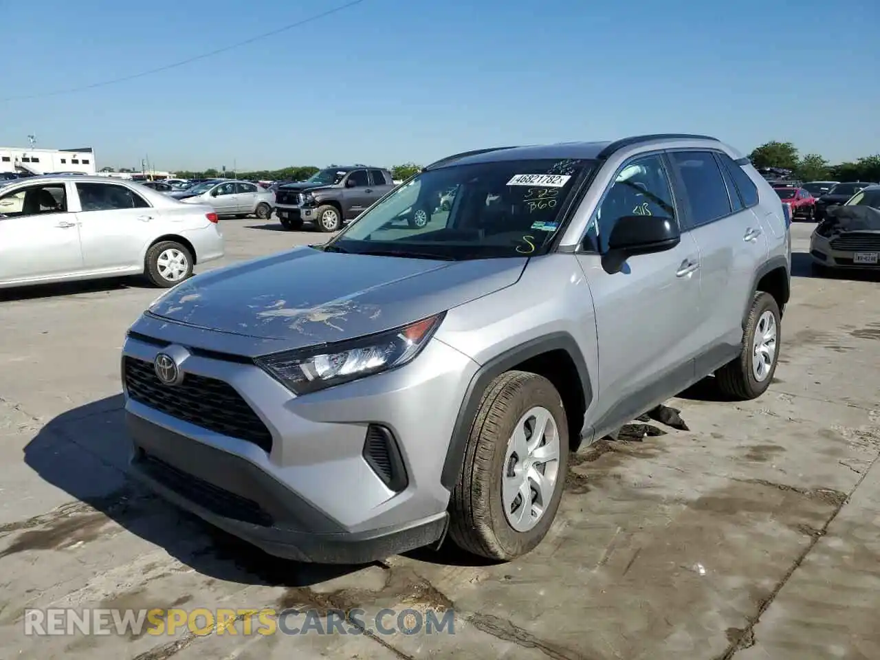 2 Photograph of a damaged car 2T3H1RFV5MC164337 TOYOTA RAV4 2021