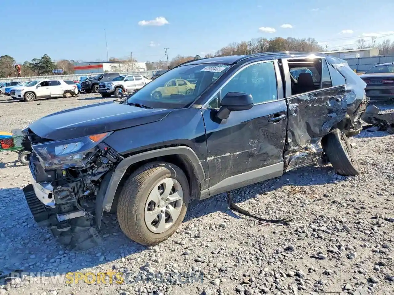 1 Photograph of a damaged car 2T3H1RFV5MC171014 TOYOTA RAV4 2021