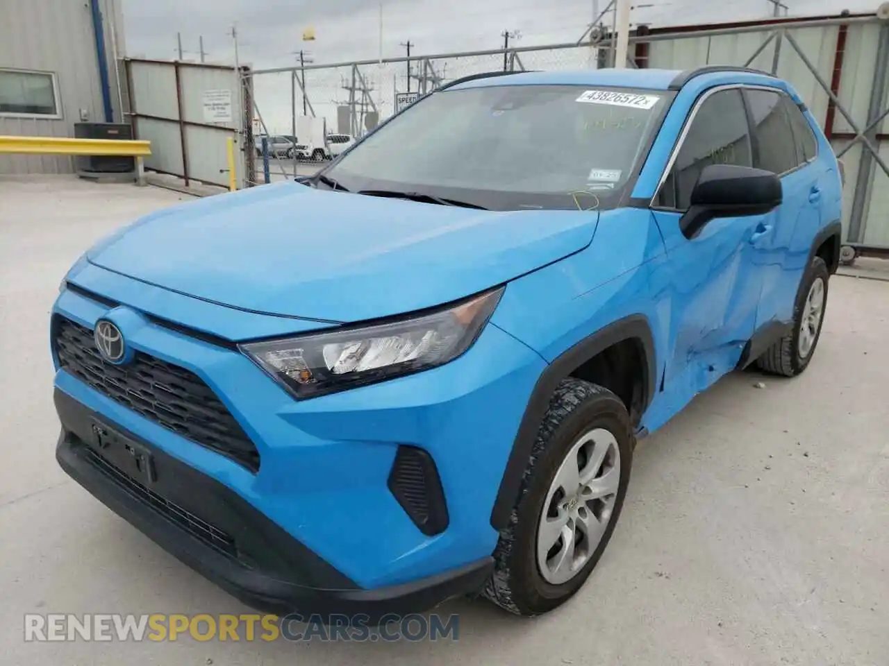 2 Photograph of a damaged car 2T3H1RFV5MW129523 TOYOTA RAV4 2021