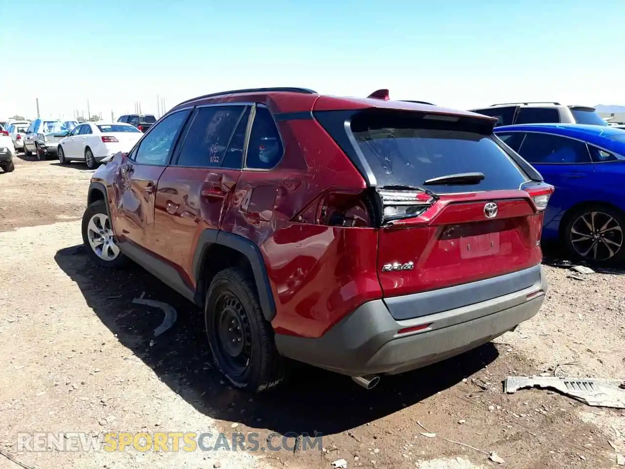 3 Photograph of a damaged car 2T3H1RFV5MW131191 TOYOTA RAV4 2021