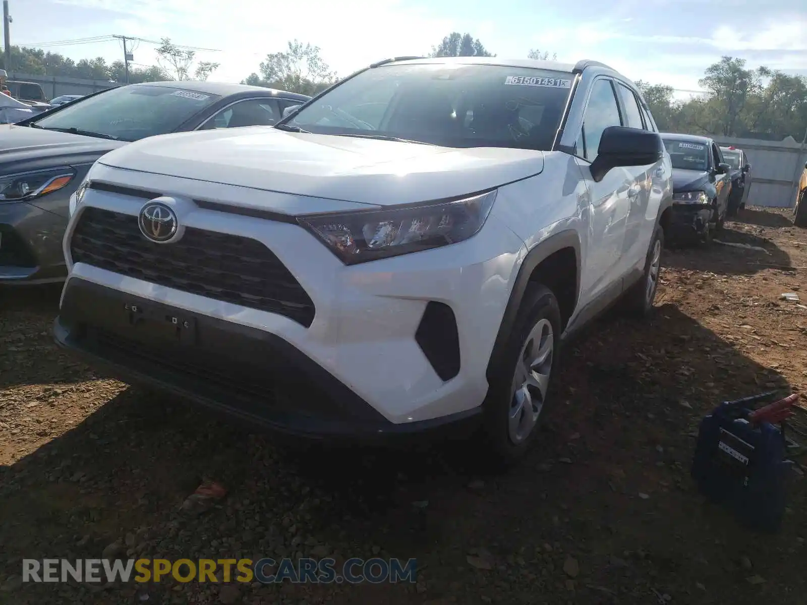2 Photograph of a damaged car 2T3H1RFV5MW144118 TOYOTA RAV4 2021