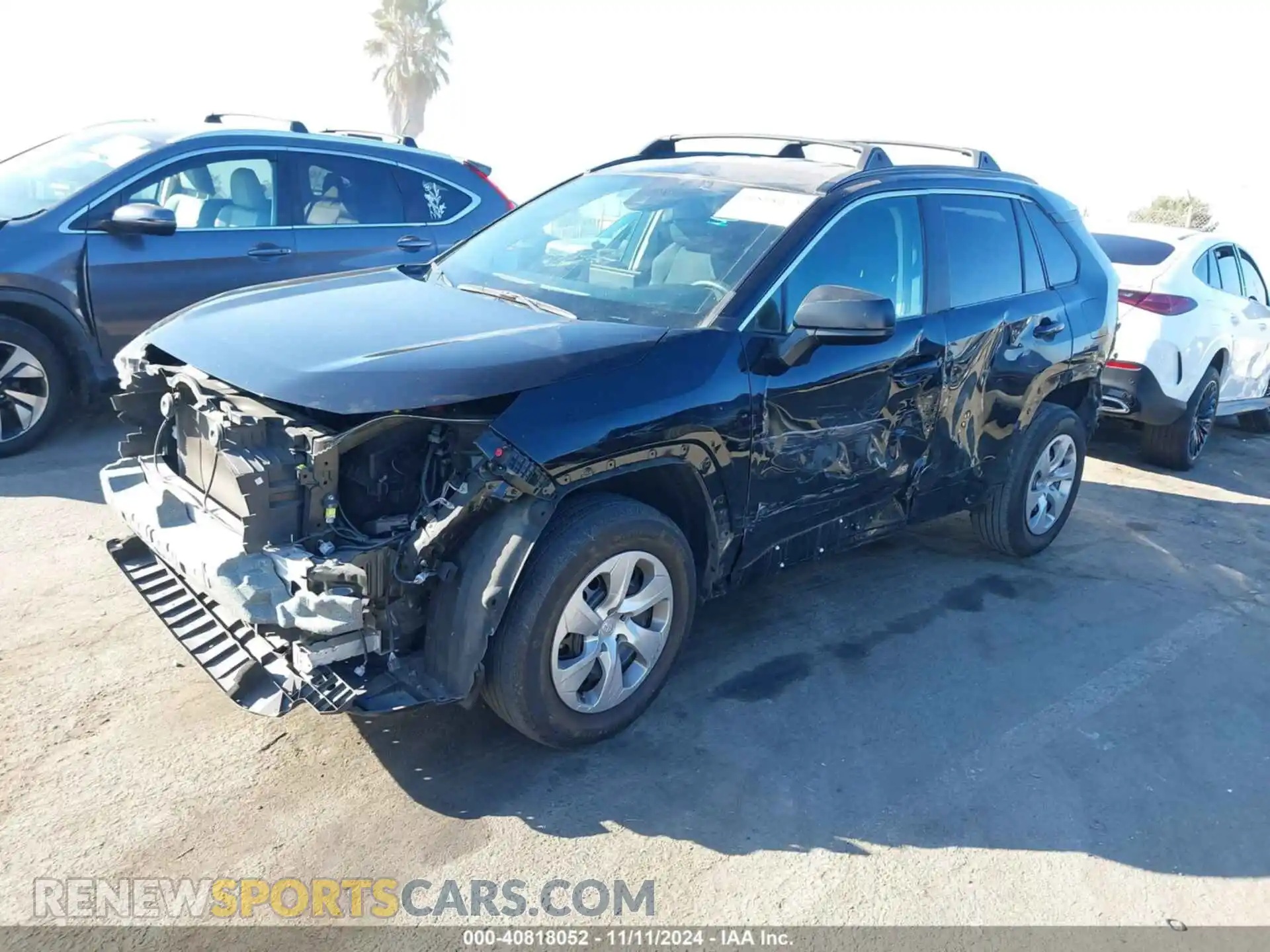 2 Photograph of a damaged car 2T3H1RFV5MW145768 TOYOTA RAV4 2021