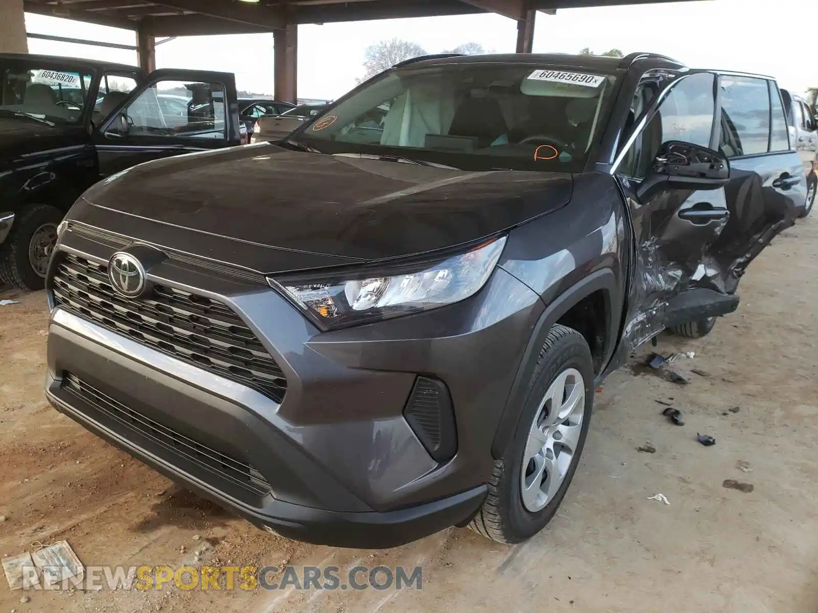 2 Photograph of a damaged car 2T3H1RFV6MC093584 TOYOTA RAV4 2021