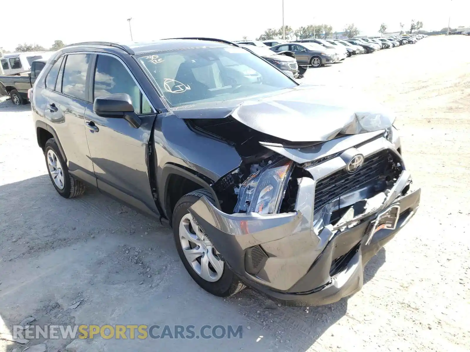 1 Photograph of a damaged car 2T3H1RFV6MC110612 TOYOTA RAV4 2021