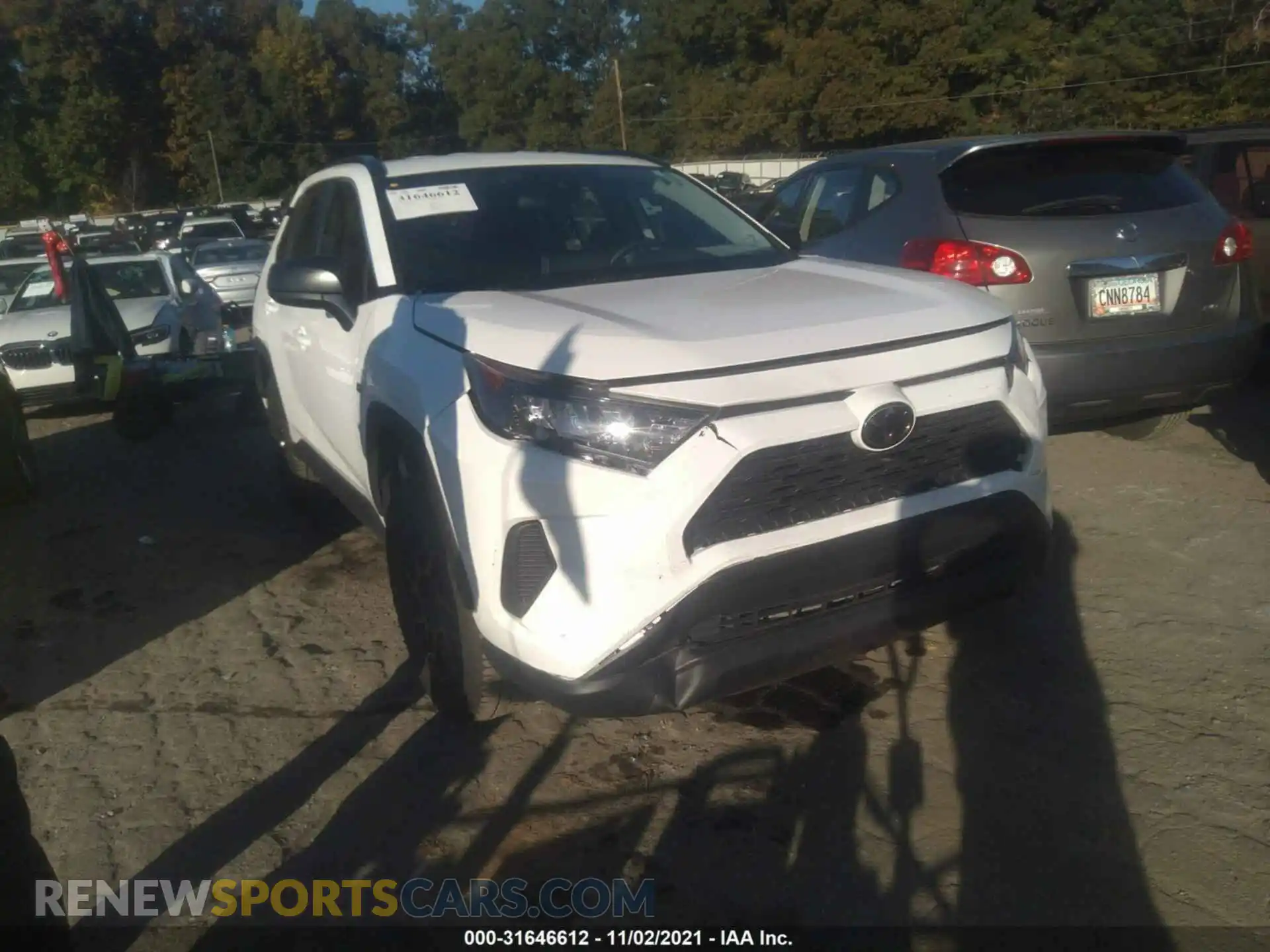 1 Photograph of a damaged car 2T3H1RFV6MC137759 TOYOTA RAV4 2021