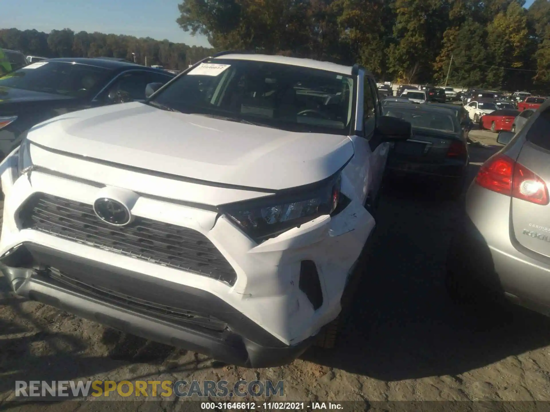2 Photograph of a damaged car 2T3H1RFV6MC137759 TOYOTA RAV4 2021