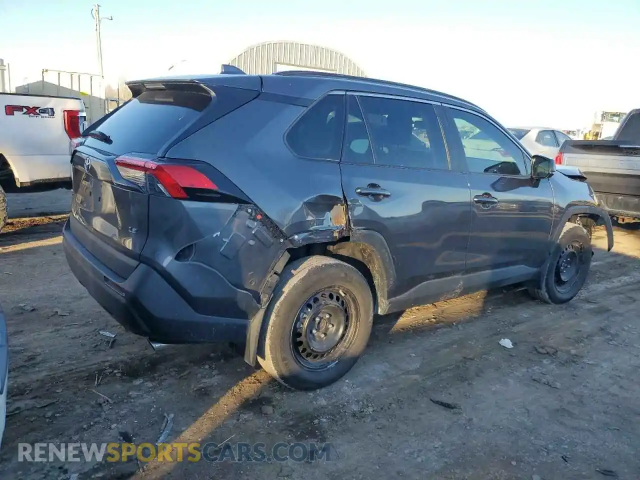 3 Photograph of a damaged car 2T3H1RFV6MC155257 TOYOTA RAV4 2021