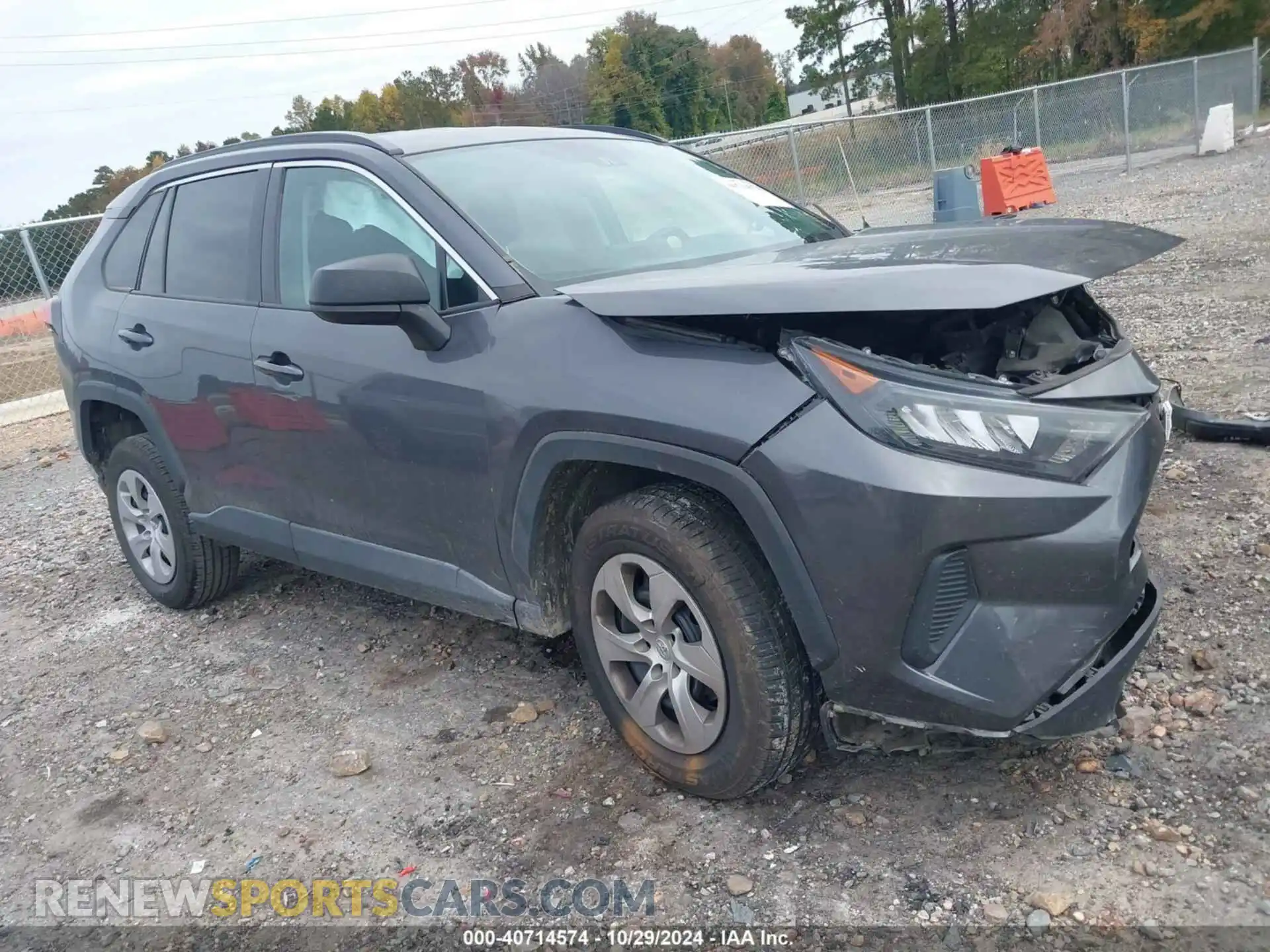 1 Photograph of a damaged car 2T3H1RFV6MW141065 TOYOTA RAV4 2021