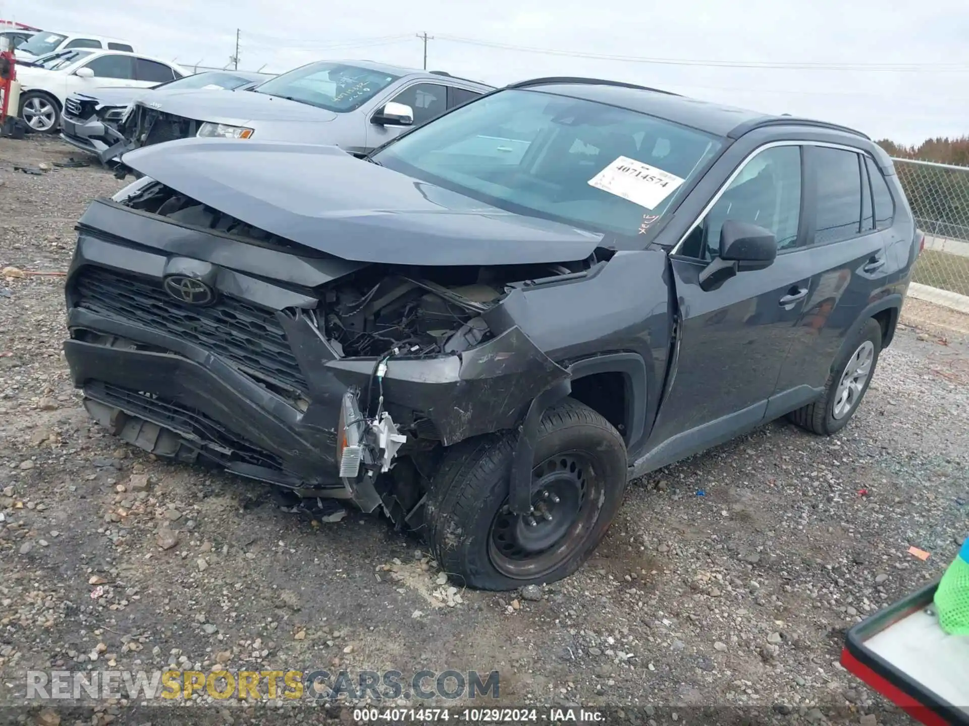 2 Photograph of a damaged car 2T3H1RFV6MW141065 TOYOTA RAV4 2021
